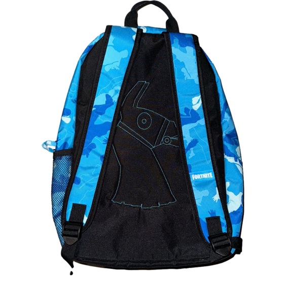 NWOT child’s Fortnite Blue Loot Llama Bookbag / Backpack - Picture 2 of 3